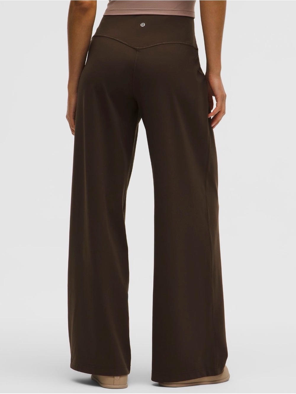 Lululemon Align Palazzo Pant Regular Wide-Leg High-Waist Pants in Walnut Crunch - Picture 2 of 5